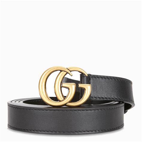 cintura gucci doppia g grande|Cintura Double G in vernice in Nero .